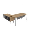 Mesa direccion Organova con mueble auxiliar de Iman