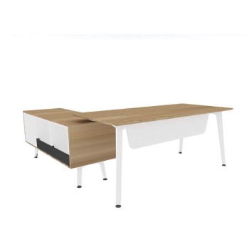 Mesa direccion Organova con mueble auxiliar de Iman