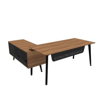 Mesa direccion Organova con mueble auxiliar de Iman