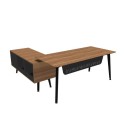 Mesa direccion Organova con mueble auxiliar de Iman
