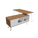 Mesa direccion Organova con mueble auxiliar de Iman