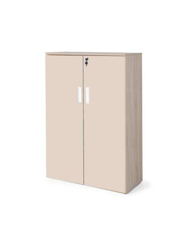 armario oficina madera con puertas con cuerpo en olmo y puertas beige armario oficina madera con puertas con cuerpo en olmo y puertas beige