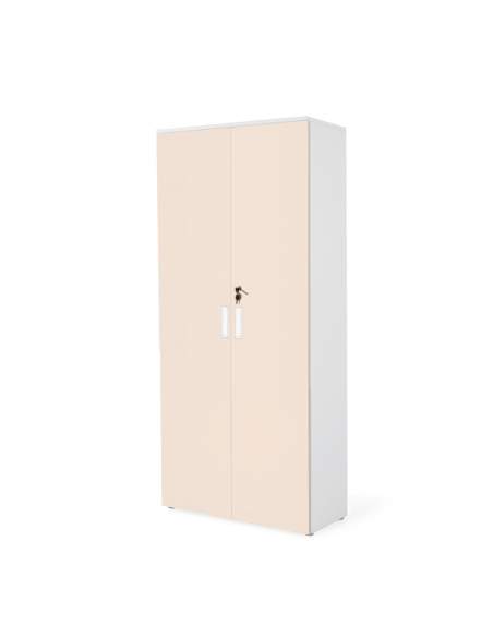 ARMARIO OFICINA DE MADERA ALTO CUERPO BLANCO PUERTAS BEIGE ARMARIO OFICINA DE MADERA ALTO CUERPO BLANCO PUERTAS BEIGE