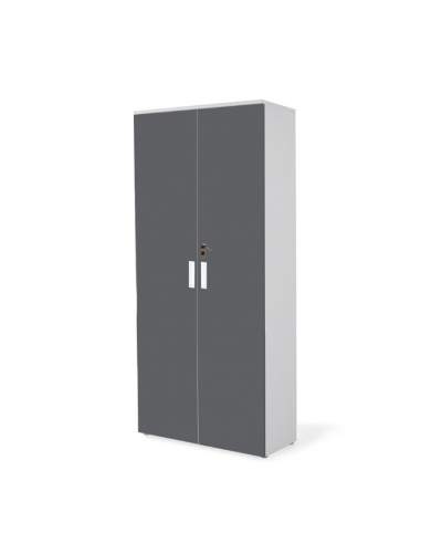 ARMARIO OFICINA ALTO DE MADERA CUERPO GRIS PUERTAS GRAFITO ARMARIO OFICINA ALTO DE MADERA CUERPO GRIS PUERTAS GRAFITO