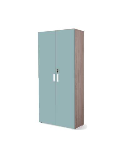 ARMARIO OFICINA ALTO CON PUERTAS CUERPO OLMO PUERTAS VERDES ARMARIO OFICINA ALTO CON PUERTAS CUERPO OLMO PUERTAS VERDES