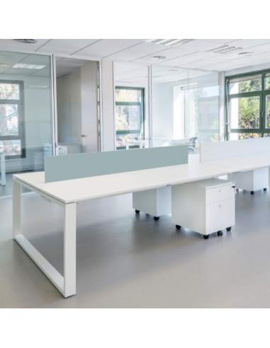 Panel separador para mesa de oficina trabajo en grupo Skala de JGorbe