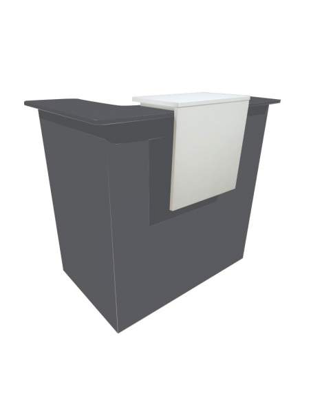 mostrador recepcion de colores personalizado en grafito mostrador recepcion de colores personalizado en grafito