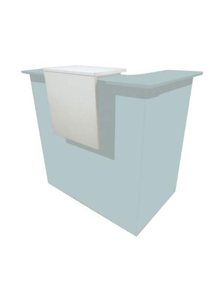 Mostrador recepcion Basic de JGorbe en verde