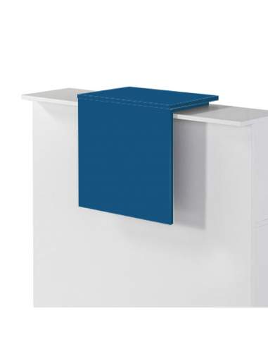 Panel decorativo personalizado para mostrador basic de color azul