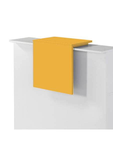 Panel decorativo personalizado para mostrador basic de color mostaza