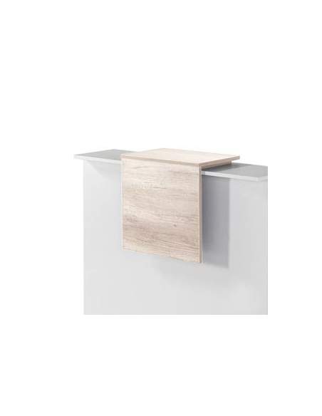 Panel decorativo mostrador recepcion Basic de JGorbe en acacia