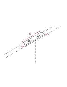 Pletina para unir 2 paneles de biombo separador de JGorbe 2