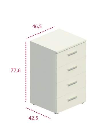 Medidas mueble cajonera madera de jgorbe