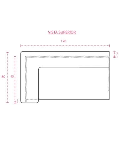 Mostrador recepción basic esquina izquierda de jgorbe