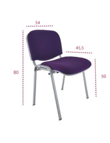 Medidas silla oficina confidente fissa de vincolo Medidas silla oficina confidente fissa de vincolo
