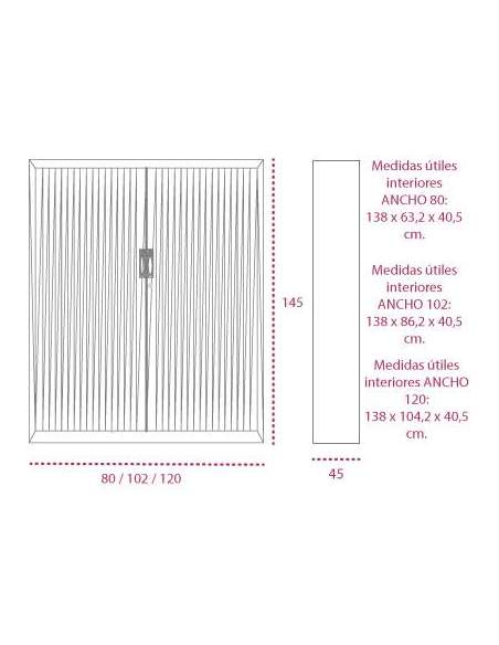 Medidas armario metalico oficina con persiana vertical de gapsa Medidas armario metalico oficina con persiana vertical de gapsa