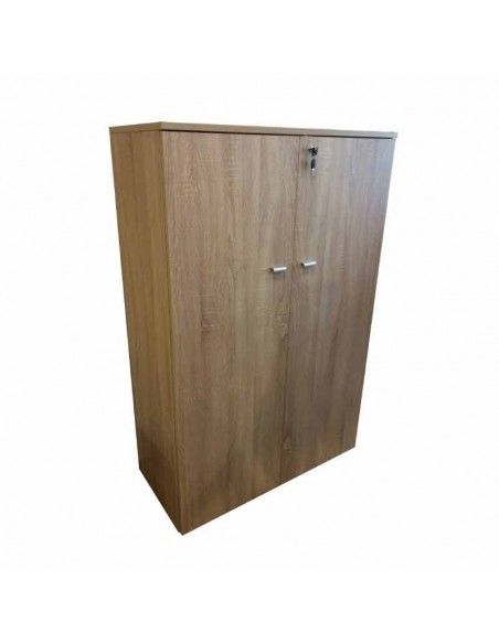 Armario oficina con puertas, cerradura y estantes de JGorbe en olmo