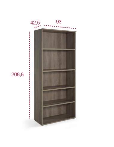 Medidas armario de madera alto sin puertas de jgorbe con entrega rápida