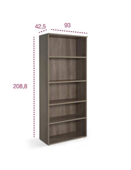 Medidas armario de madera alto sin puertas de jgorbe con entrega rápida