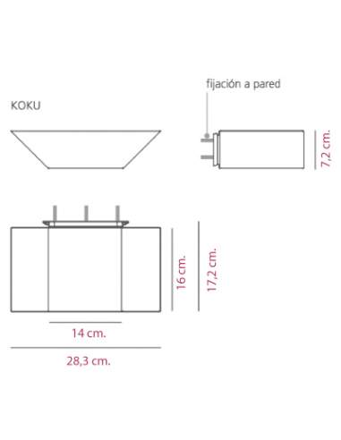 Medidas revistero pared koku de systemtronic Medidas revistero pared koku de systemtronic