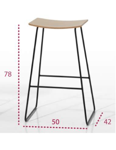 Medidas taburete oficina alto tao de inclass