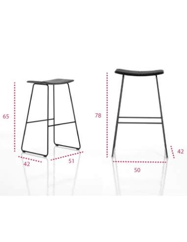 Medidas taburete tapizado tao inclass