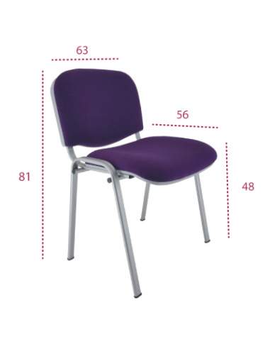 Meiddas silla oficina fissa de vincolo con estructura y carcasa gris Meiddas silla oficina fissa de vincolo con estructura y carcasa gris