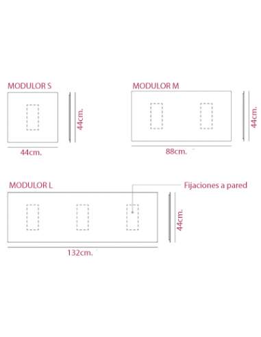 Medidas paneles metálicos modulares modulor de systemtronic Medidas paneles metálicos modulares modulor de systemtronic