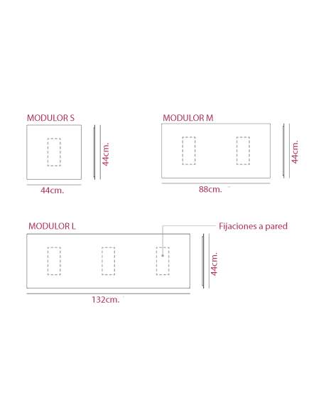 Medidas paneles metálicos modulares modulor de systemtronic Medidas paneles metálicos modulares modulor de systemtronic