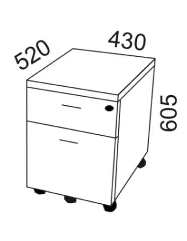 Medidas cajonera oficina 1 cajon archivador de kesta Medidas cajonera oficina 1 cajon archivador de kesta