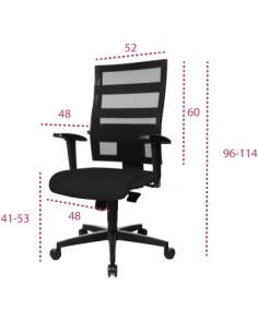 Silla oficina moderna X-pander de Topstar 2