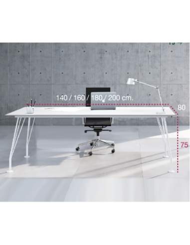 Medidas mesa de trabajo new de aic martínez medina en blanco y con entrega rápida Medidas mesa de trabajo new de aic martínez medina en blanco y con entrega rápida