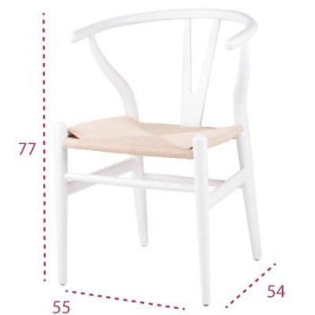 Medidas silla madera ada de somcasa