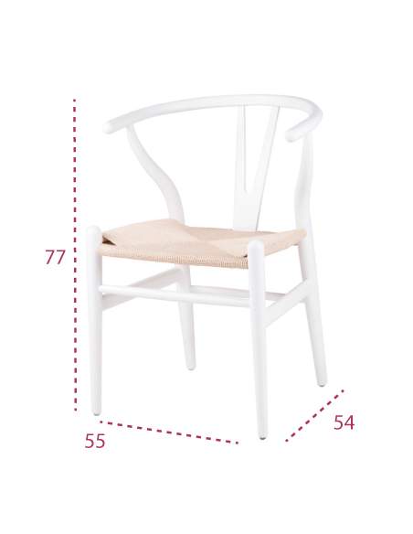 Medidas silla madera ada de somcasa