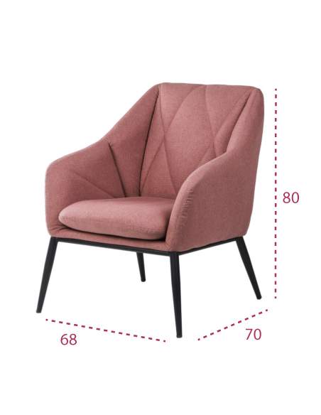 Medidas butaca moderna barata para oficina Kyoto de somcasa Medidas butaca moderna barata para oficina Kyoto de somcasa