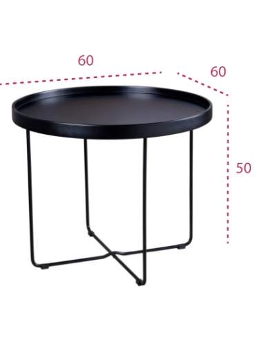 Medidas mesa auxiliar Dave de Somcasa