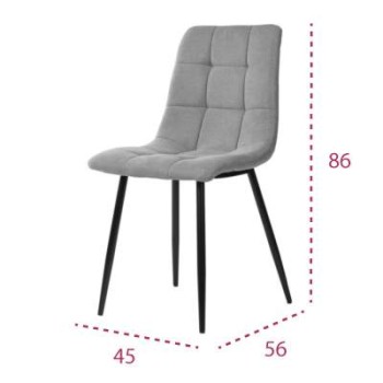 Medidas silla confidente Bimba de somcasa