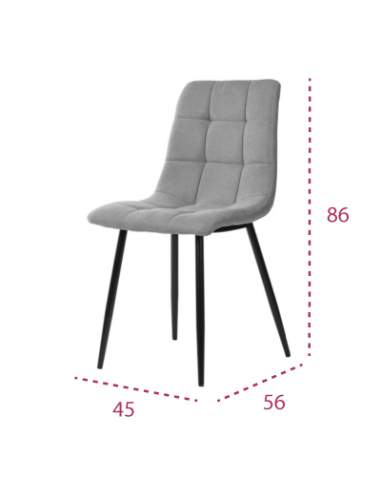 Medidas silla confidente Bimba de somcasa Medidas silla confidente Bimba de somcasa