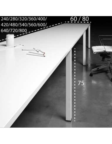 Medidas mesas multipuesto lineales arco de aic martínez medina Medidas mesas multipuesto lineales arco de aic martínez medina