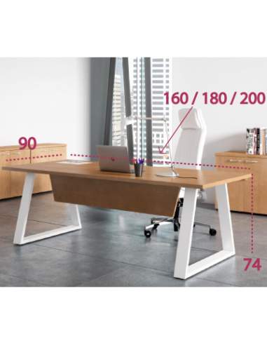 Medidas mesa de diseño piramid de iman