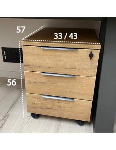 Medidas cajonera 3 cajones de madera piramid y organova de iman Medidas cajonera 3 cajones de madera piramid y organova de iman