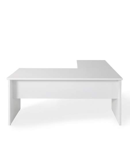Escritorio esquinero oficina Serie Color de JGorbe en blanco