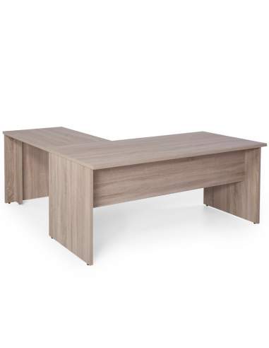 Escritorio esquinero oficina Serie Color de JGorbe en olmo Escritorio esquinero oficina Serie Color de JGorbe en olmo