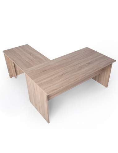 Escritorio esquinero oficina Serie Color de JGorbe en olmo Escritorio esquinero oficina Serie Color de JGorbe en olmo