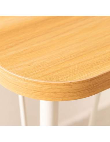 Escritorio con ruedas Naipe color blanco Escritorio con ruedas Naipe color blanco