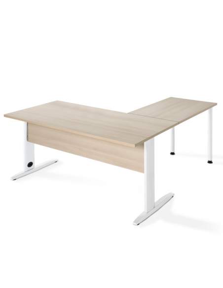 Mesa escritorio esquina Aneto acacia de jgorbe