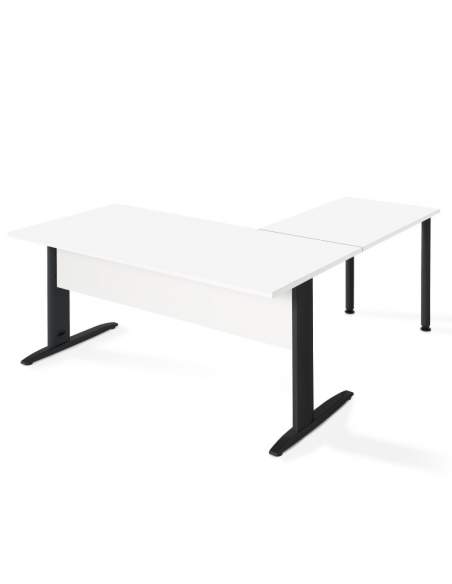 Mesa escritorio esquina Aneto blanco de jgorbe Mesa escritorio esquina Aneto blanco de jgorbe