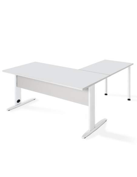 Mesa escritorio esquina Aneto gris de jgorbe Mesa escritorio esquina Aneto gris de jgorbe