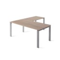Escritorio en forma de L Pórtico de JGorbe en olmo