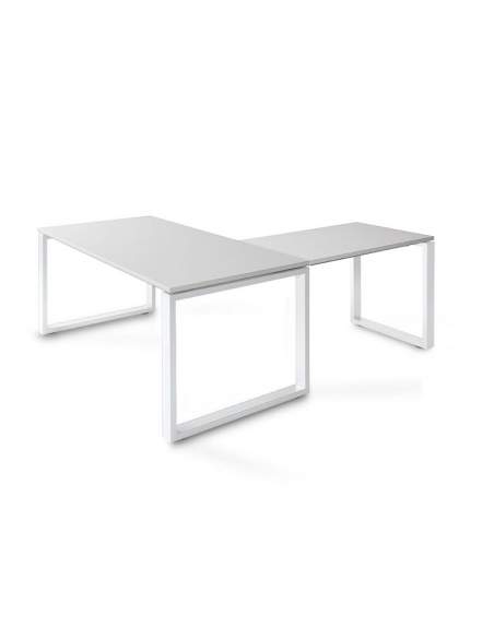 Mesa escritorio esquina Skala de JGorbe en gris Mesa escritorio esquina Skala de JGorbe en gris